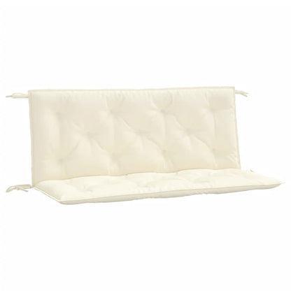 Tuinbankkussens 2 St 120X50X7 Cm Oxford Stof Crèmewit Groen