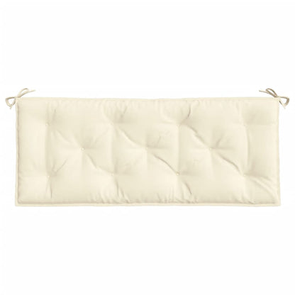 Tuinbankkussens 2 St 120X50X7 Cm Oxford Stof Crèmewit Groen