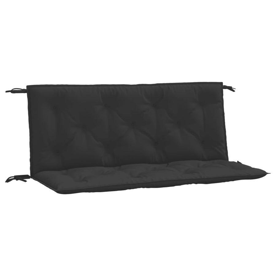 Tuinbankkussens 2 St 120X50X7 Cm Oxford Stof Zwart Groen