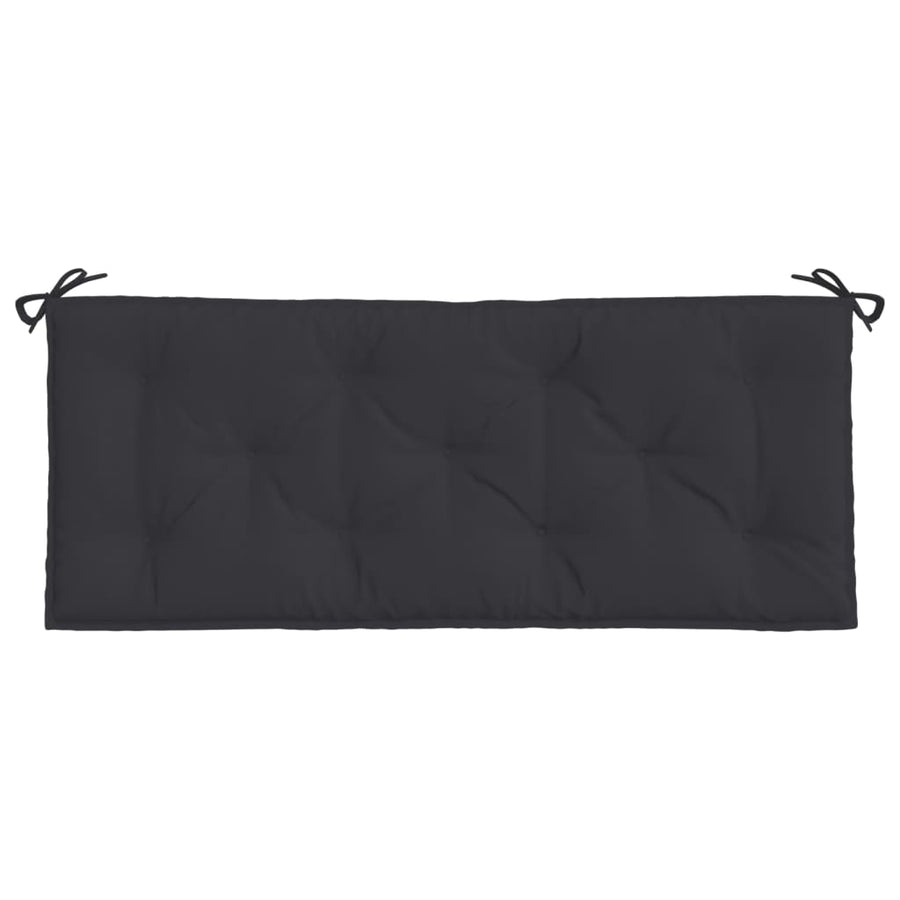 Tuinbankkussens 2 St 120X50X7 Cm Oxford Stof Zwart Groen