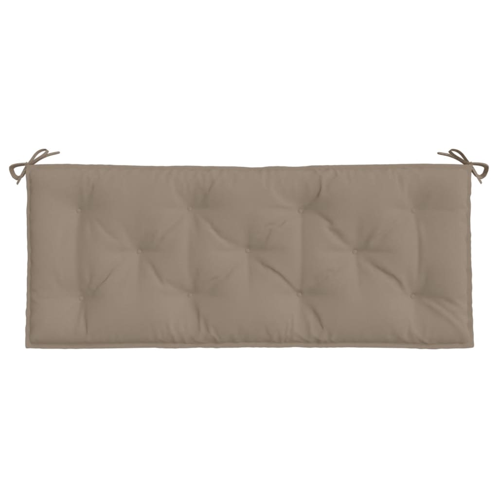 Tuinbankkussens 2 St 120X50X7 Cm Oxford Stof Taupe