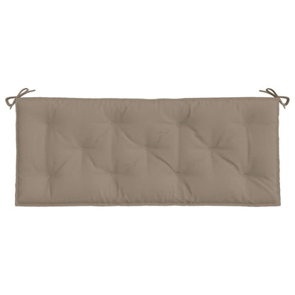 Tuinbankkussens 2 St 120X50X7 Cm Oxford Stof Taupe