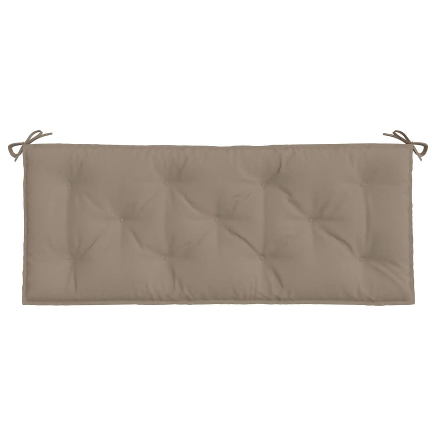 Tuinbankkussens 2 St 120X50X7 Cm Oxford Stof Taupe