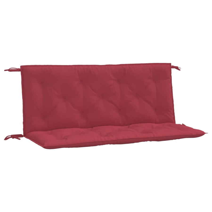 Tuinbankkussens 2 St 120X50X7 Cm Oxford Stof Wijnrood