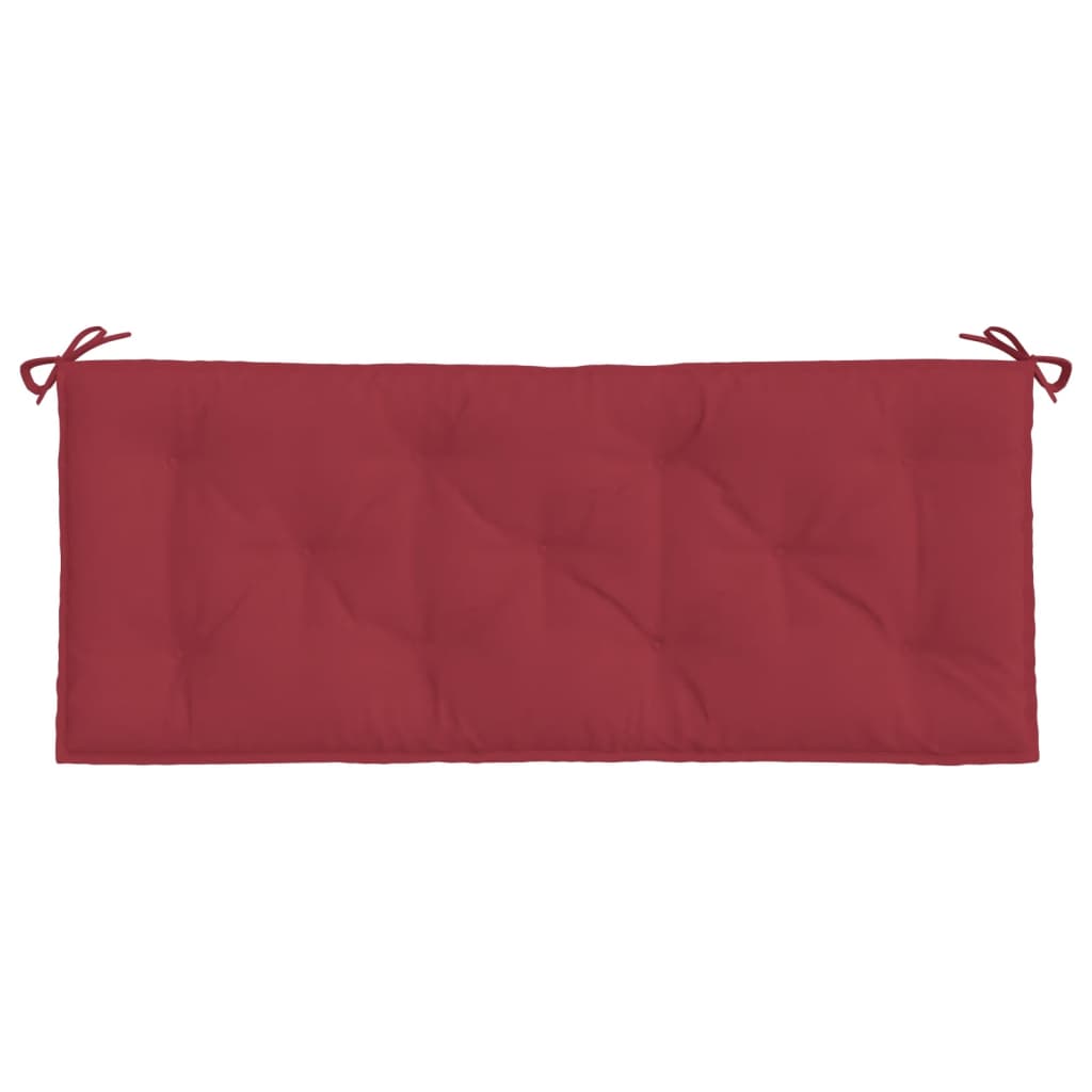 Tuinbankkussens 2 St 120X50X7 Cm Oxford Stof Wijnrood