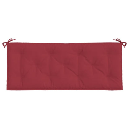 Tuinbankkussens 2 St 120X50X7 Cm Oxford Stof Wijnrood