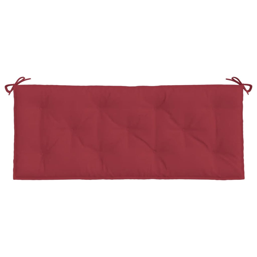 Tuinbankkussens 2 St 120X50X7 Cm Oxford Stof Wijnrood