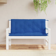 Tuinkussens 2 st 120x50x7 cm blauw oxford stof