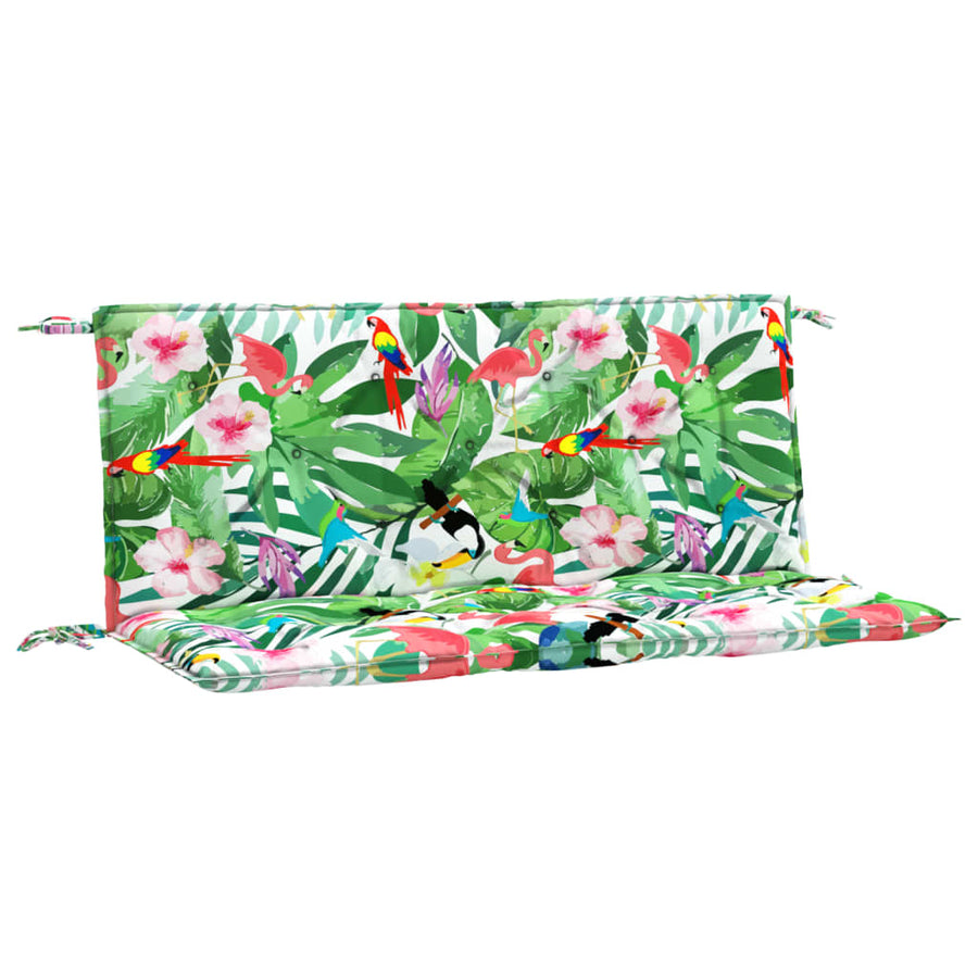 Tuinbankkussens 10X50X7 Cm Stof Meerkleurig 120 cm Groen en roze