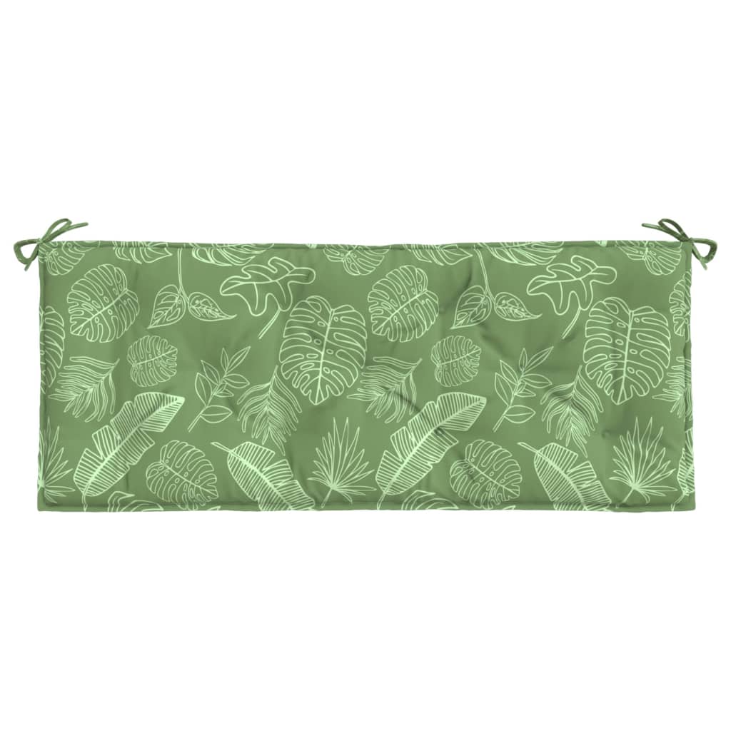Tuinbankkussens 10X50X7 Cm Stof 120 cm Bladpatroon