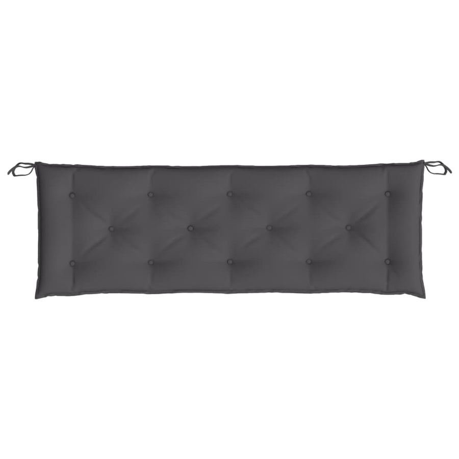Tuinbankkussens 2 St 150X50X7 Cm Oxford Stof Antracietkleurig