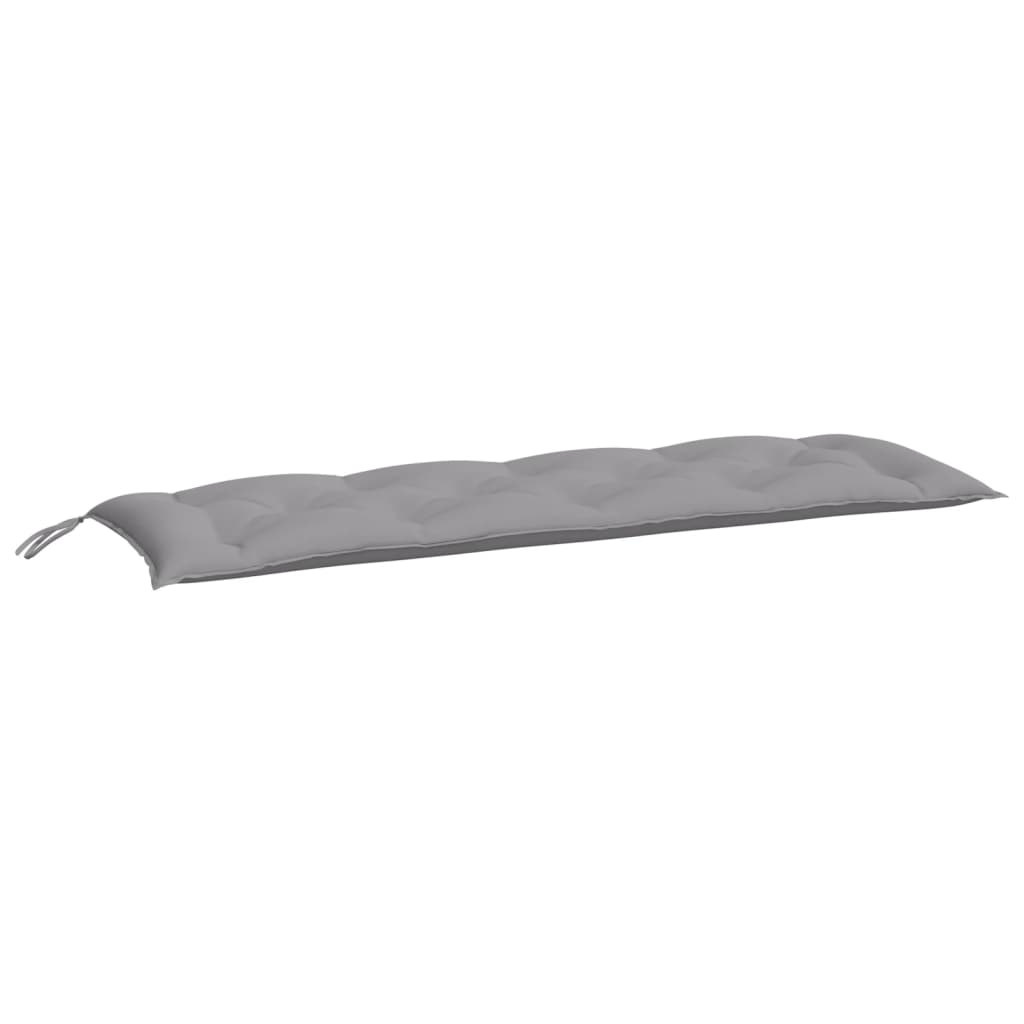 Tuinbankkussens 2 St 150X50X7 Cm Oxford Stof Grijs