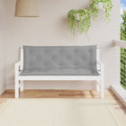 Tuinbankkussens 2 st 150x50x7 cm grijs