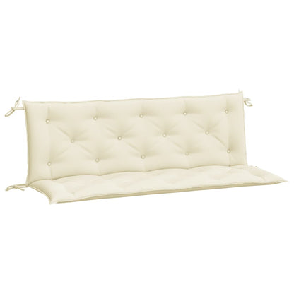 Tuinbankkussens Oxford Stof Wit 150 x 50 x 7 cm Crème