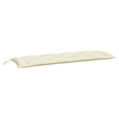 Tuinbankkussens Oxford Stof Wit 150 x 50 x 7 cm Crème
