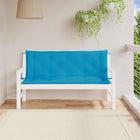 Tuinbankkussens 2 st 150x50x7 cm oxford stof lichtblauw