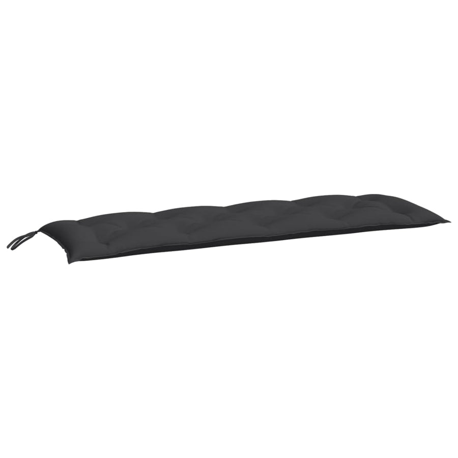 Tuinbankkussens 2 St 150X50X7 Cm Oxford Stof Zwart