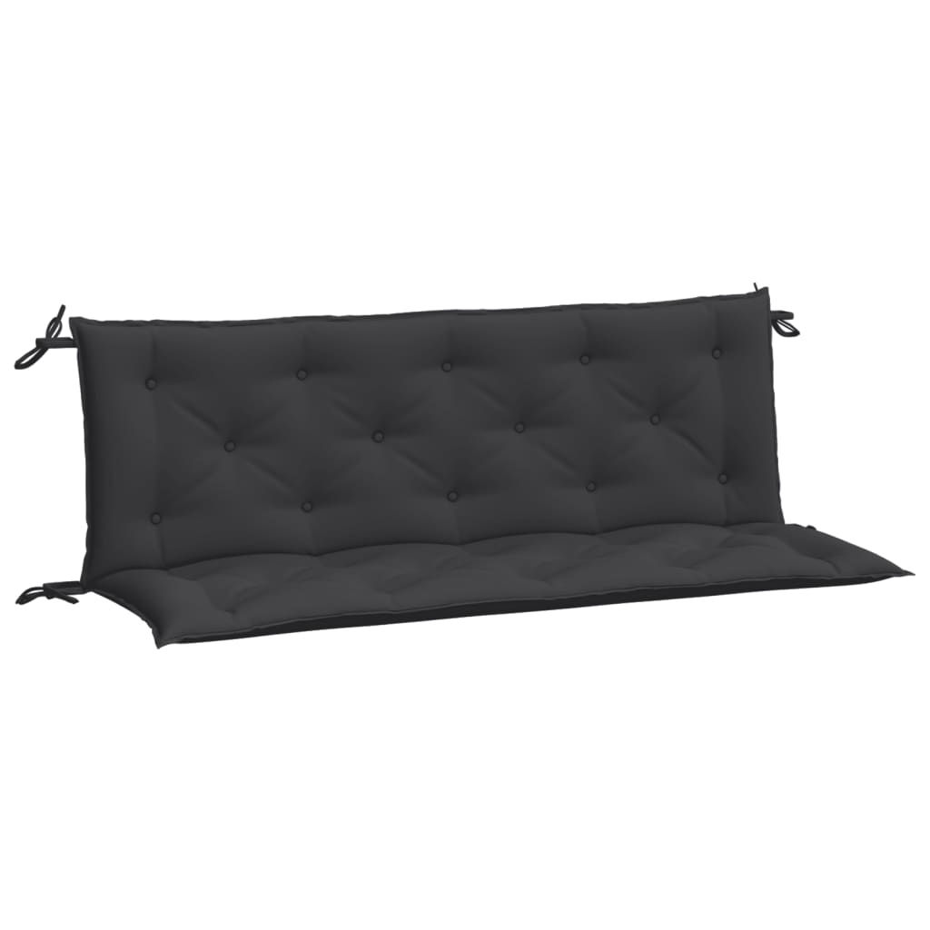 Tuinbankkussens 2 St 150X50X7 Cm Oxford Stof Zwart