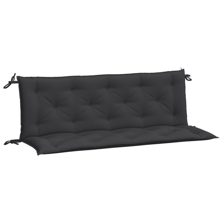 Tuinbankkussens 2 St 150X50X7 Cm Oxford Stof Zwart