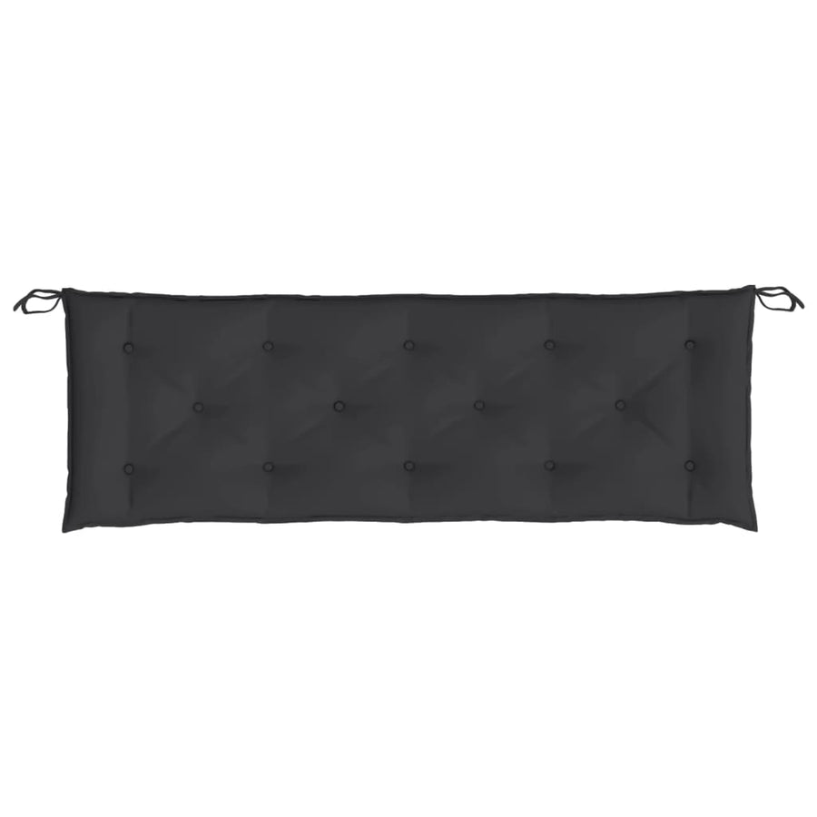 Tuinbankkussens 2 St 150X50X7 Cm Oxford Stof Zwart