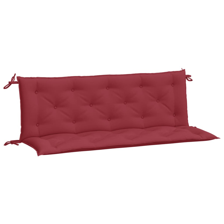 Tuinbankkussens 2 St 150X50X7 Cm Oxford Stof Wijnrood