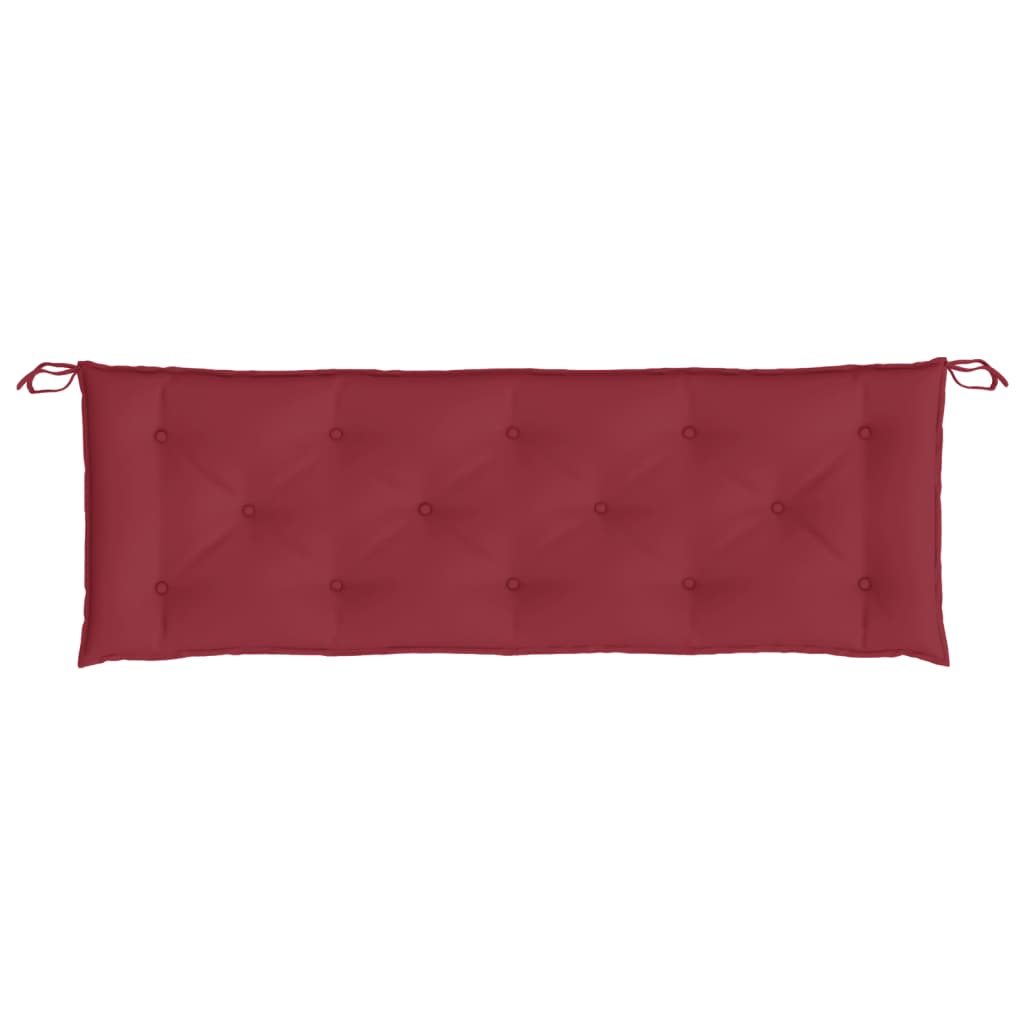 Tuinbankkussens 2 St 150X50X7 Cm Oxford Stof Wijnrood