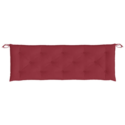 Tuinbankkussens 2 St 150X50X7 Cm Oxford Stof Wijnrood
