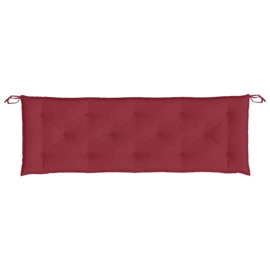 Tuinbankkussens 2 St 150X50X7 Cm Oxford Stof Wijnrood