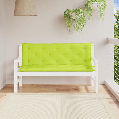 Tuinbankkussens 2 St 150X50X7 Cm Oxford Stof Heldergroen