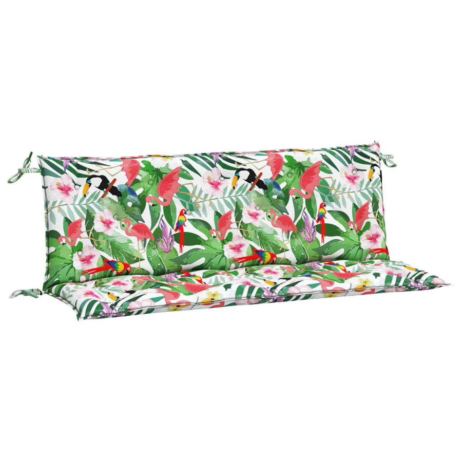 Tuinbankkussens 150X50X7 Cm Stof Meerkleurig 150 cm Groen en roze