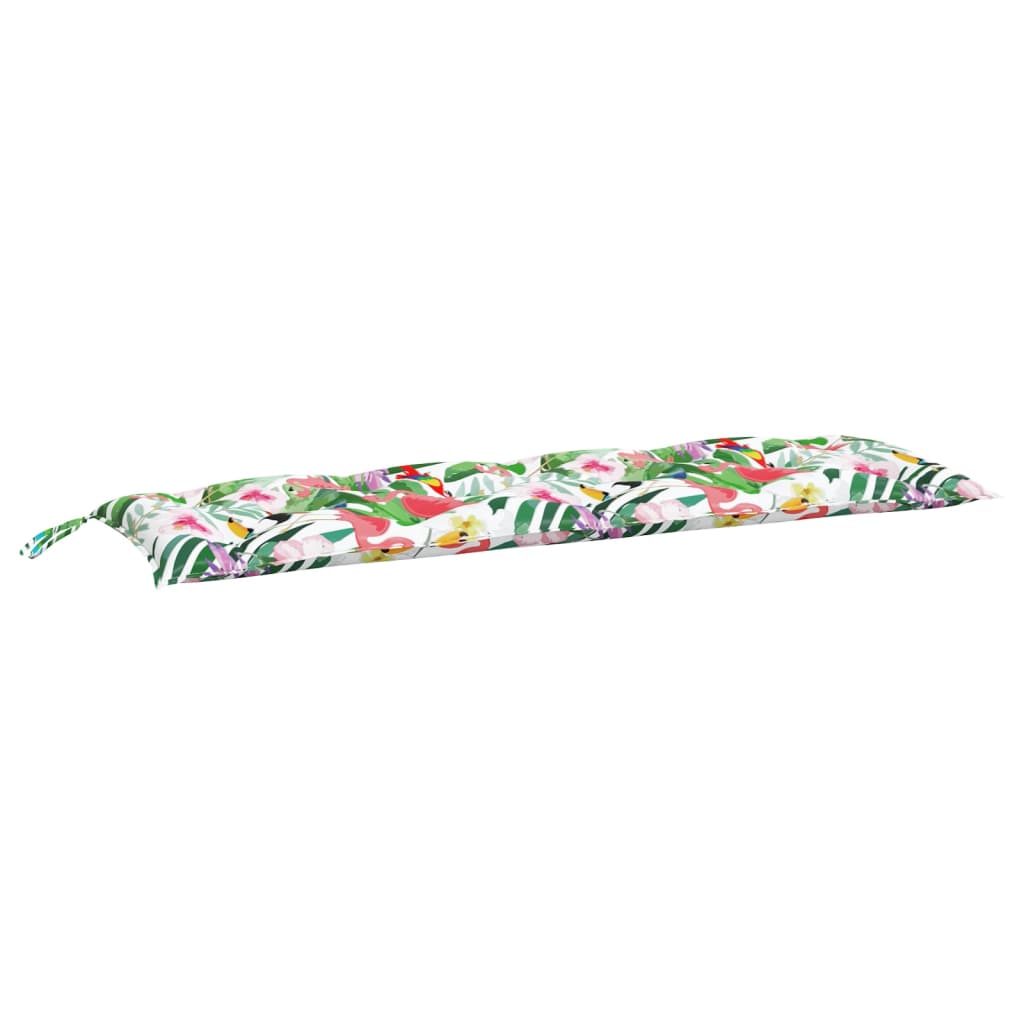 Tuinbankkussens 150X50X7 Cm Stof Meerkleurig 150 cm Groen en roze