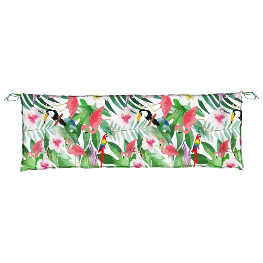 Tuinbankkussens 150X50X7 Cm Stof Meerkleurig 150 cm Groen en roze
