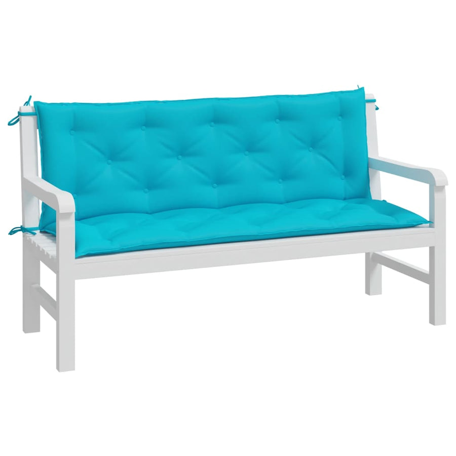 Tuinbankkussens 150X50X7 Cm Stof 150 cm Turquoise