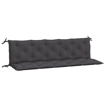 Tuinbankkussens 2 St 180X50X7 Cm Oxford Stof Antracietkleurig Groen