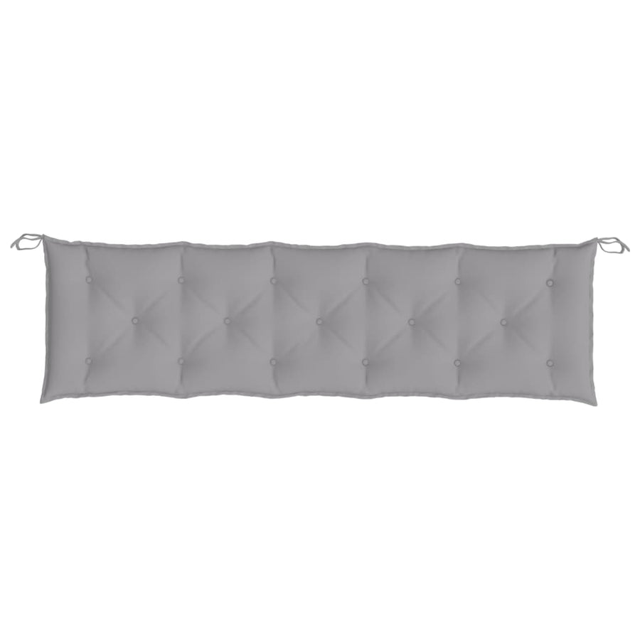 Tuinbankkussens 2 St 180X50X7 Cm Oxford Stof Grijs