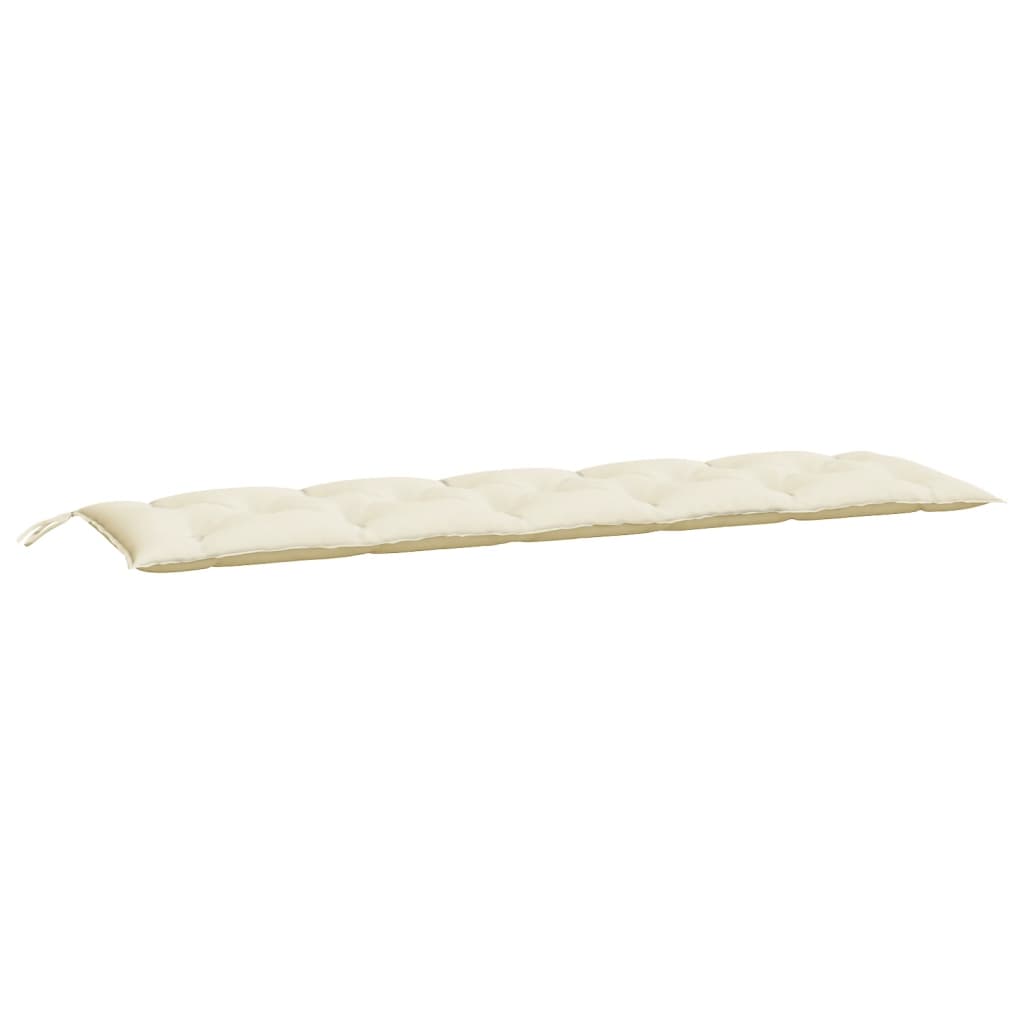 Tuinbankkussens Oxford Stof Wit 180 x 50 x 7 cm Crème