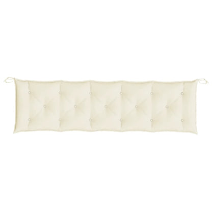 Tuinbankkussens Oxford Stof Wit 180 x 50 x 7 cm Crème