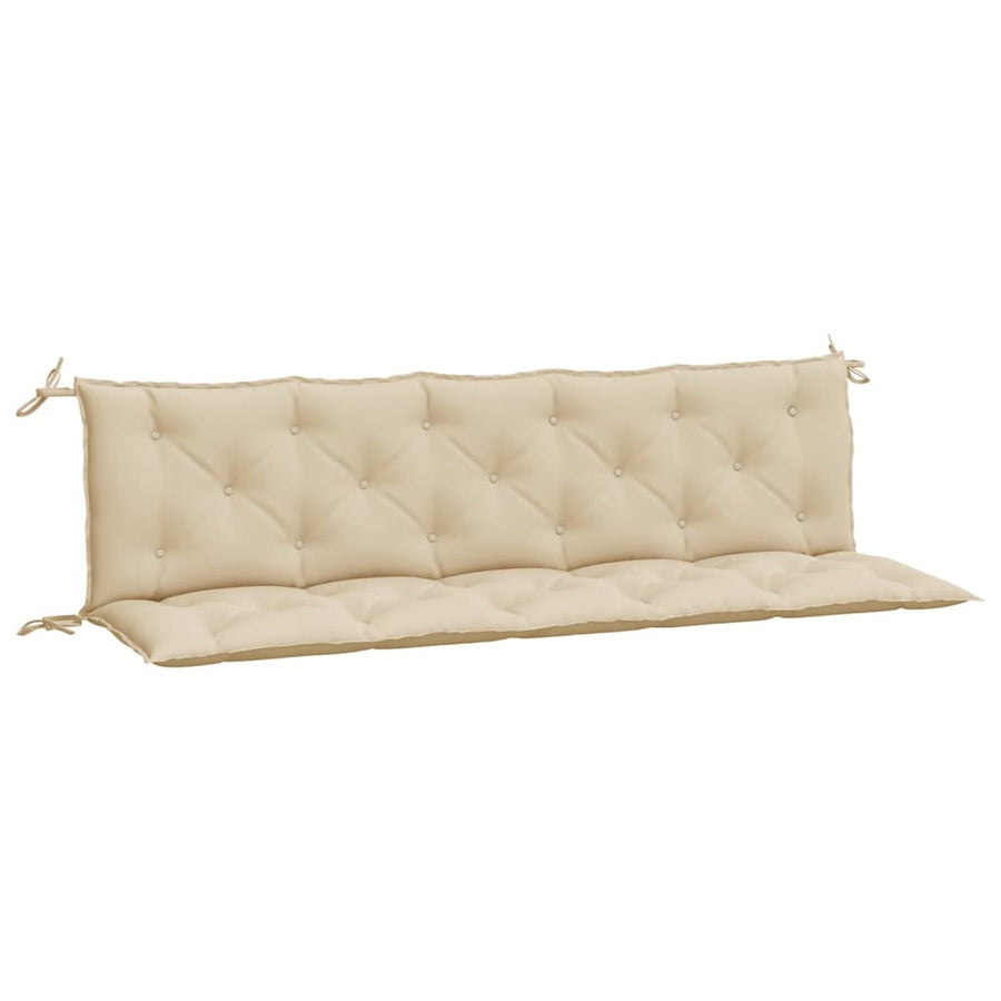 Tuinbankkussens 2 St 180X50X7 Cm Oxford Stof Beige