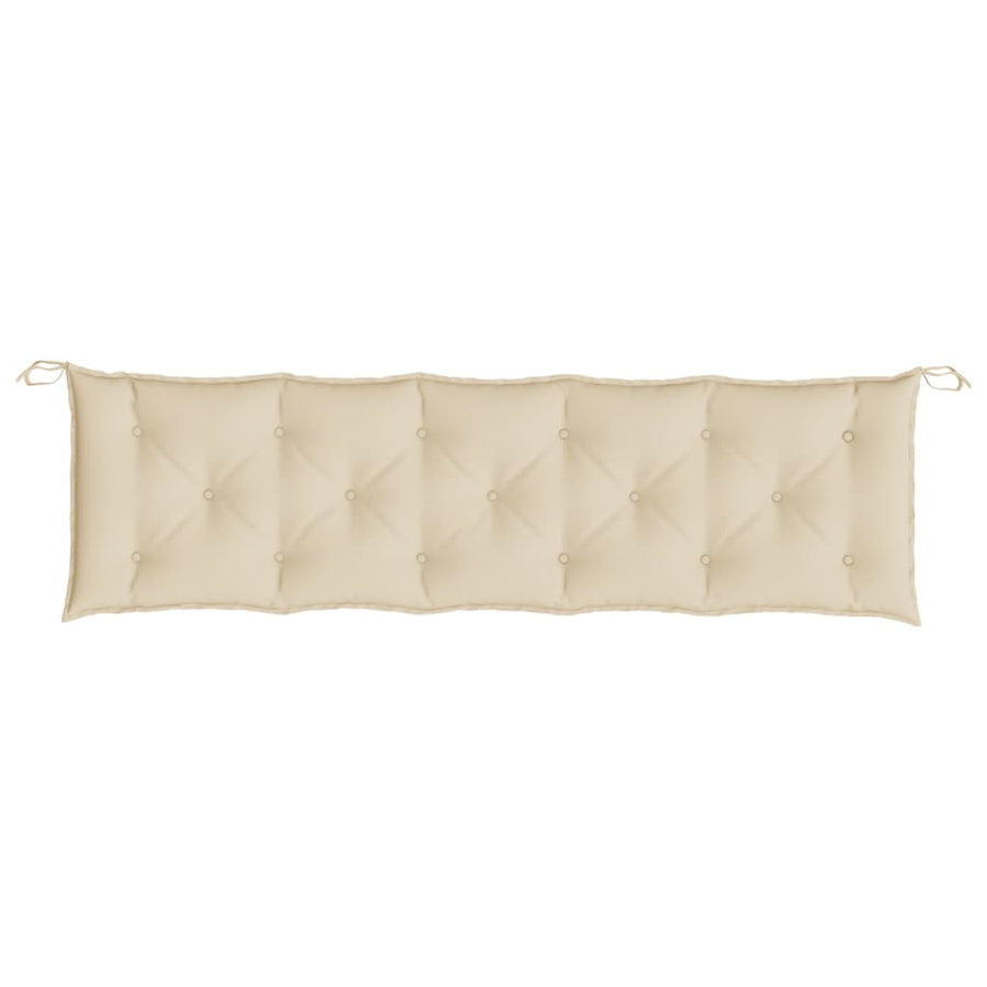 Tuinbankkussens 2 St 180X50X7 Cm Oxford Stof Beige
