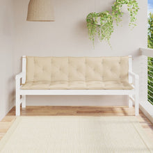 Tuinbankkussens 2 St 180X50X7 Cm Oxford Stof Beige