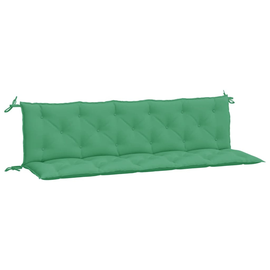 Tuinbankkussens 2 St 180X50X7 Cm Oxford Stof Groen Groen