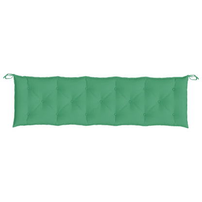 Tuinbankkussens 2 St 180X50X7 Cm Oxford Stof Groen Groen
