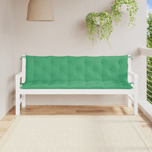 Tuinbankkussens 2 St 180X50X7 Cm Oxford Stof Groen Groen