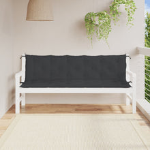 Tuinbankkussens 2 St 180X50X7 Cm Oxford Stof Zwart