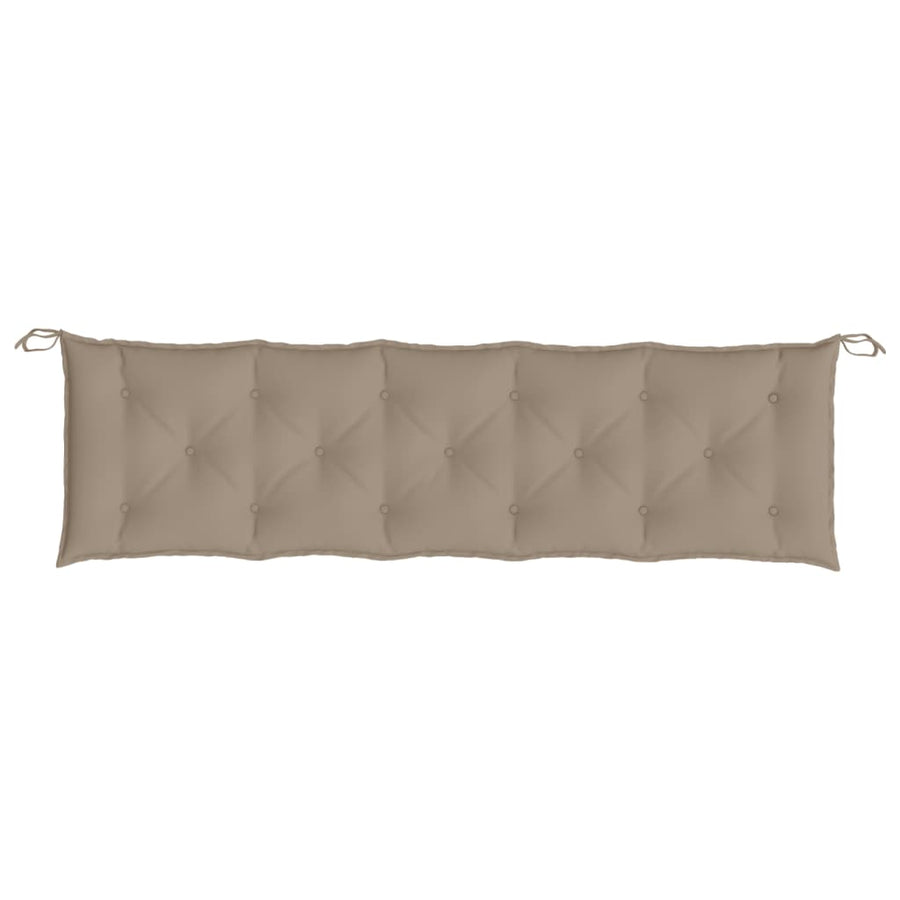 Tuinbankkussens 2 St 180X50X7 Cm Oxford Stof Taupe