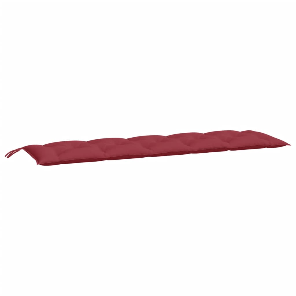 Tuinbankkussens 2 St 180X50X7 Cm Oxford Stof Wijnrood