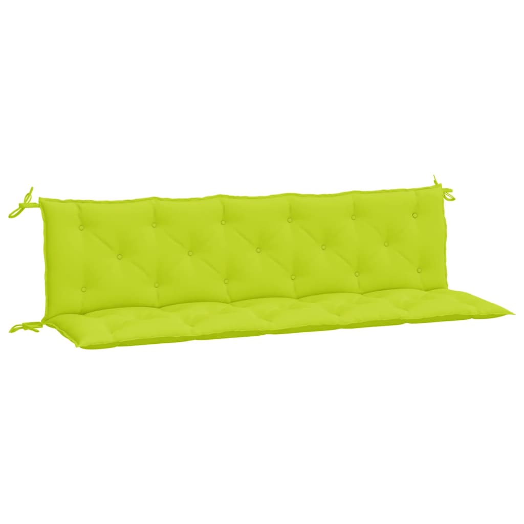 Tuinbankkussens 2 St 180X50X7 Cm Oxford Stof Heldergroen