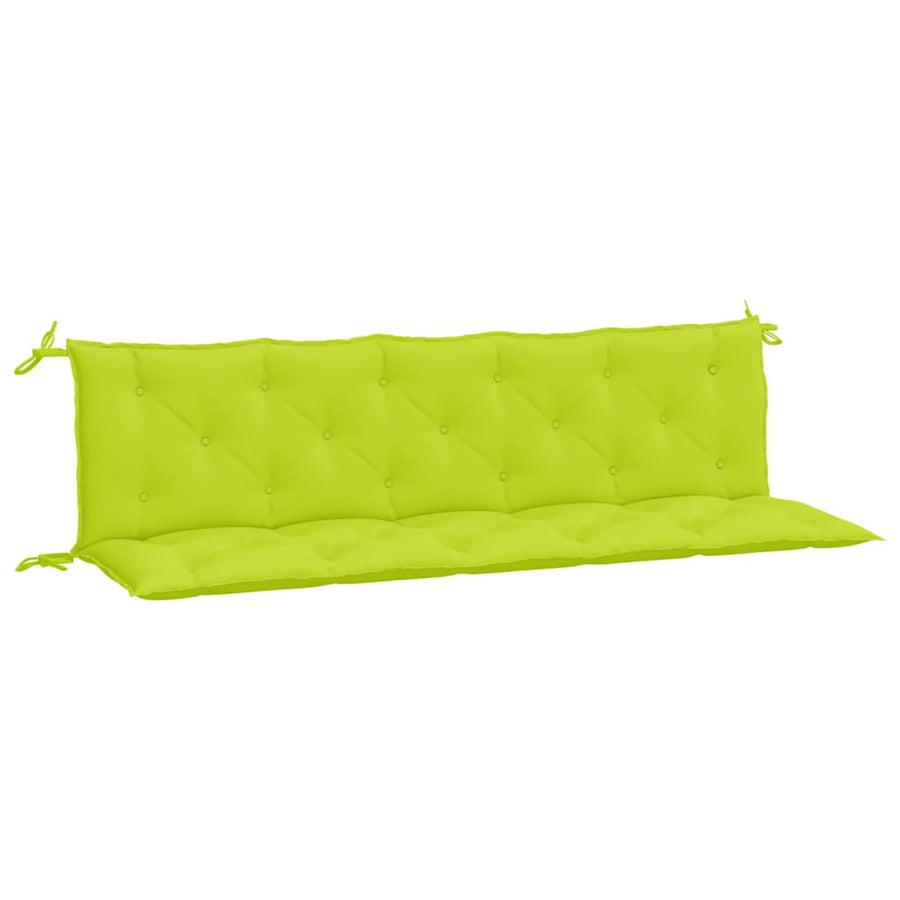 Tuinbankkussens 2 St 180X50X7 Cm Oxford Stof Heldergroen