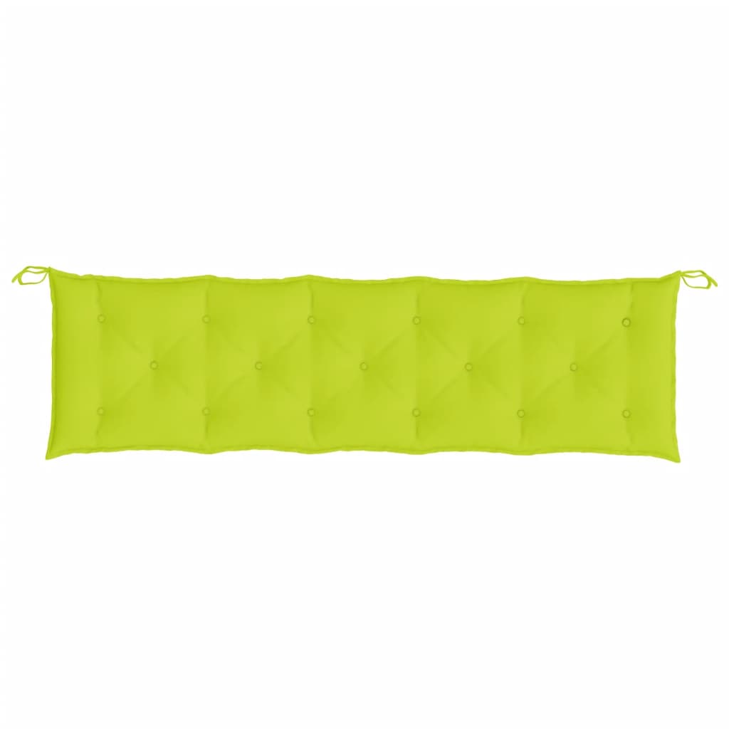 Tuinbankkussens 2 St 180X50X7 Cm Oxford Stof Heldergroen