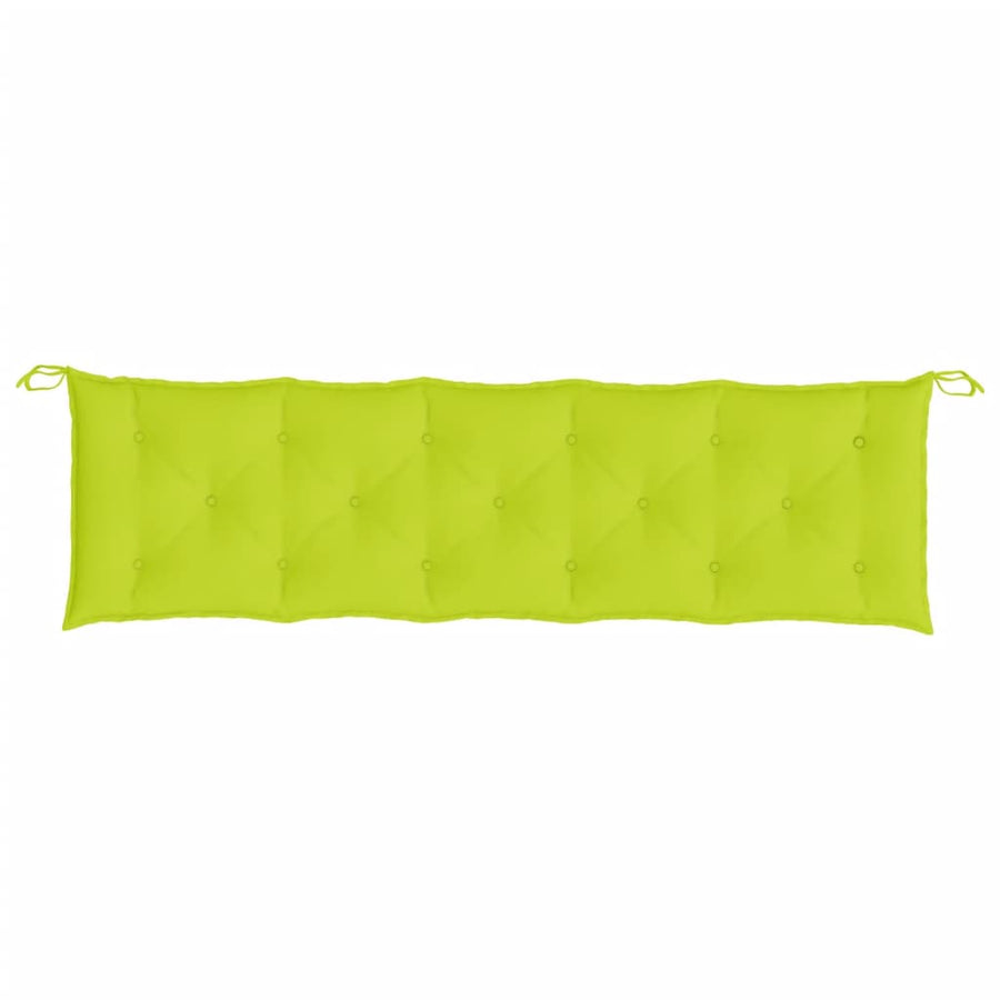 Tuinbankkussens 2 St 180X50X7 Cm Oxford Stof Heldergroen